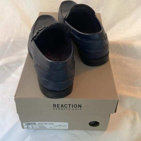 Kenneth Cole Reaction Men's Blue Loafers - Picture 5 of 12